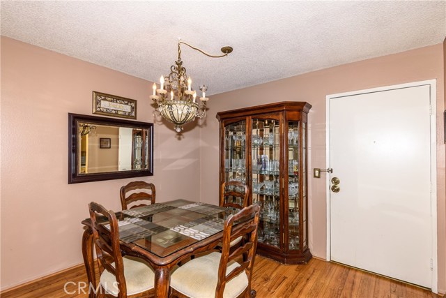 Spacious dining area.