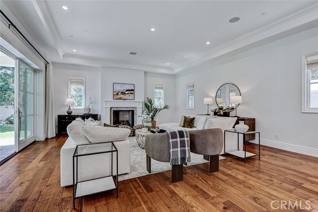 View from Kitchen Area to Family Room Area