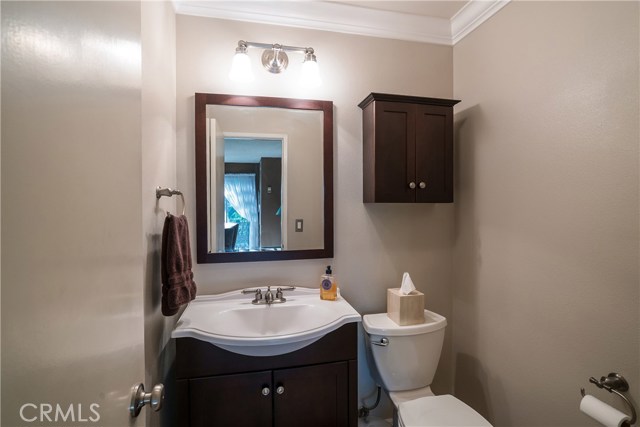 Downstairs half bath.