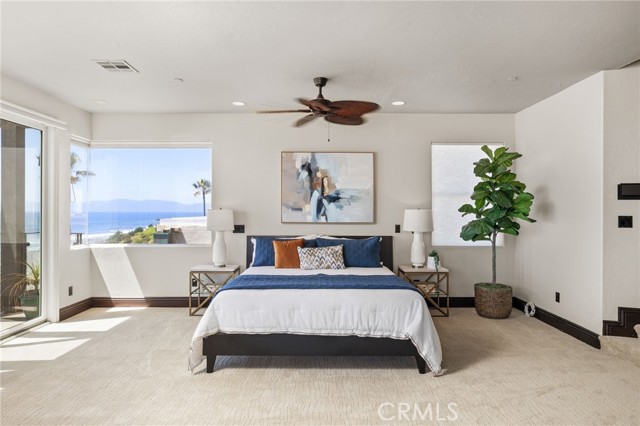 Primary Suite w/expansive ocean views