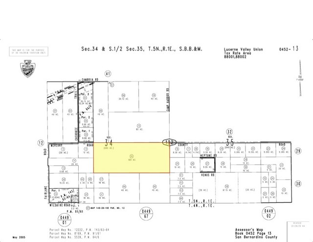 Detail Gallery Image 10 of 10 For 0 Camp Rock Rd & Sherman Way, Lucerne Valley,  CA 92356 - – Beds | – Baths