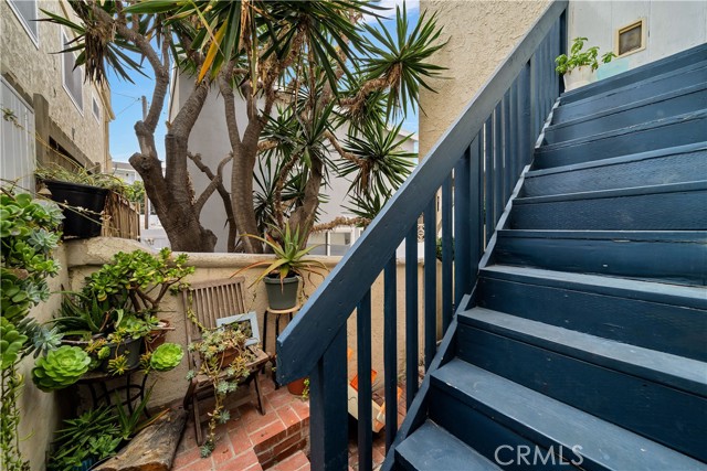 Stairs to upstairs unit