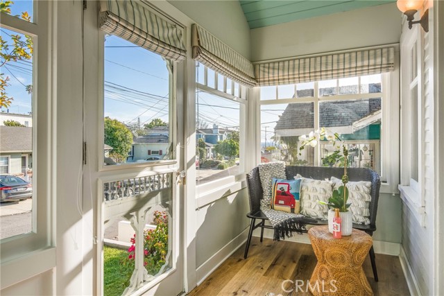 Sun filled porch