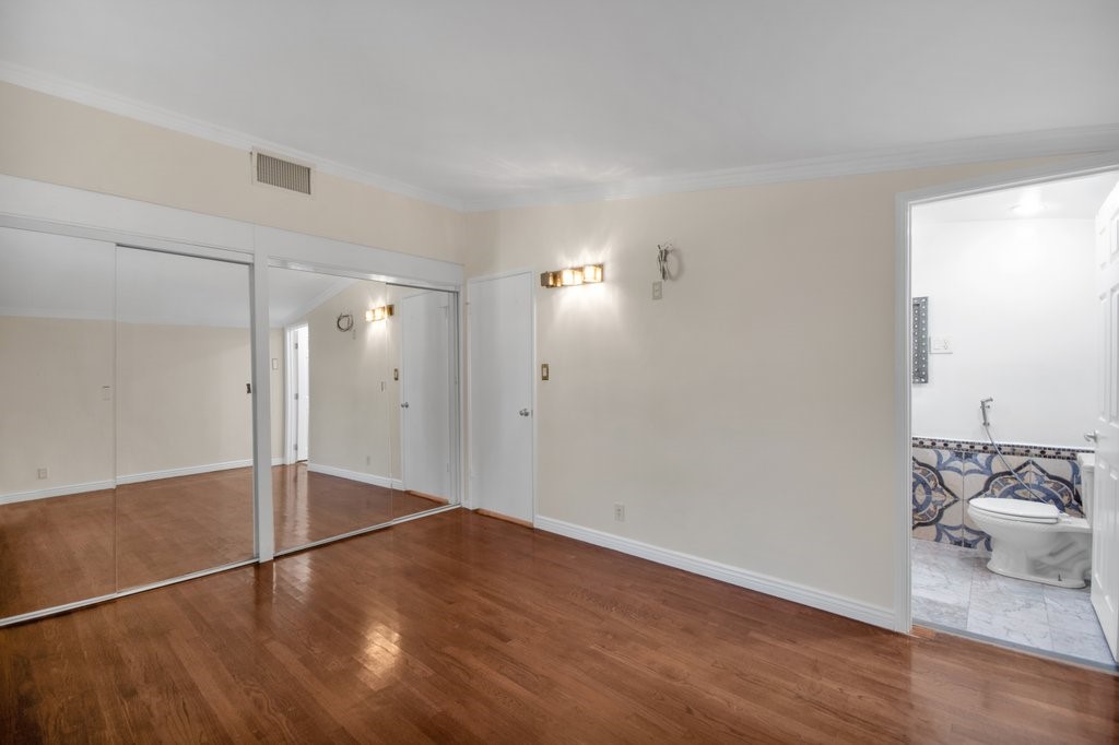 Bedroom with attached bath