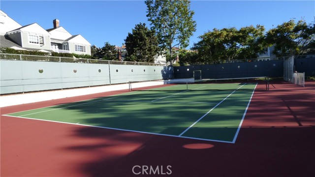 Tennis courts in the community.