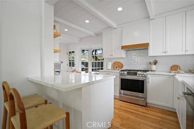 Remodeled kitchen