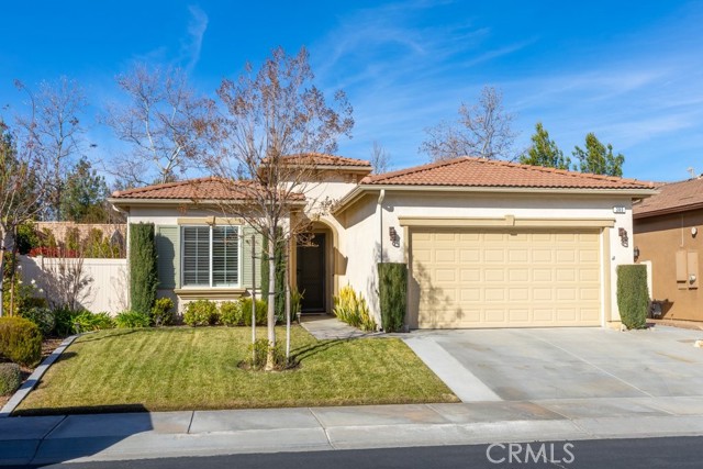 285 Buck Spgs Beaumont, California A beautiful Cornerstone floorplan perfectly maintained and located near "The Lodge" and "The Summit" in prestigious Four Seasons Beaumont! This home features 2 bedrooms (master suite with over-sized walk-in closet), den/office, 2 bath (guest bathroom has been remodeled with a full walk-in custom shower. The kitchen features counter space galore covered in granite, a spacious island, oversized walk-in pantry and all stainless steel appliances. Gorgeous use of wood laminate flooring is found in the main living area with carpet in the bedrooms and office. Shutters, woven blinds and attractive curtain panels add the finishing touches to the windows through-out. The crown molding enhances each room, custom lighting adds a feel of comfort and the large interior storage closet with custom shelving is every homeowner's delight. The 2 car garage with tankless water heater and custom ramp allows easy access into the indoor laundry room with plenty of cabinet space. A pristine backyard with fruit trees is perfect for any gathering under the alum-wood patio cover with fan. Four Seasons Beaumont has become one of the most sought after active adult communities in Southern California and features three clubhouses that features resort style gyms, swimming pools (one indoor), tennis courts, movie theater, Bistro restaurant and so much more. Retire with first class amenities in Four Seasons Beaumont!