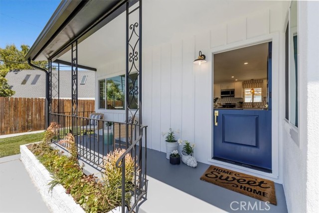 Charming front porch and dutch door.