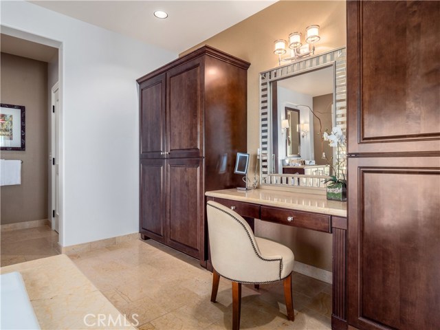 Master bathroom vanity area