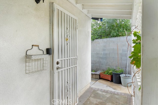 Door entrance to Casita.