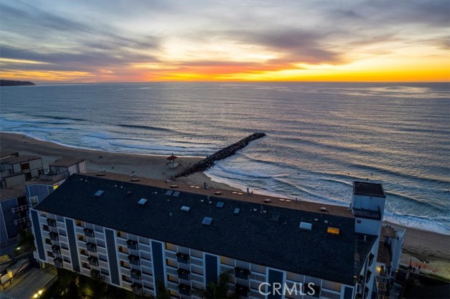 Aerial view of Sand Castle building