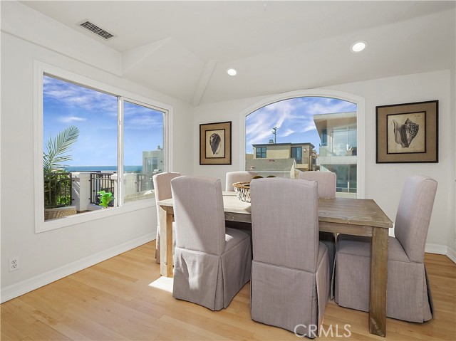 ocean view dining room