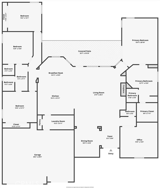 Detail Gallery Image 55 of 55 For 11605 Yarborough, Bakersfield,  CA 93312 - 5 Beds | 2/1 Baths