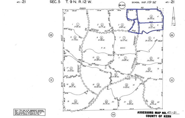Detail Gallery Image 15 of 15 For 100 W Dawn Rd, Rosamond,  CA 93560 - – Beds | – Baths