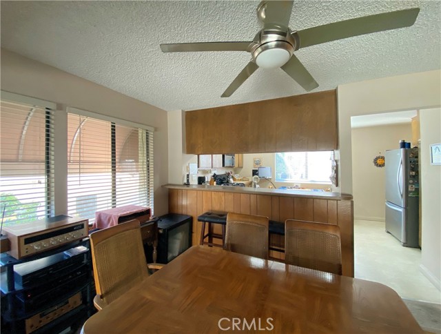 Open view to a bright kitchen
