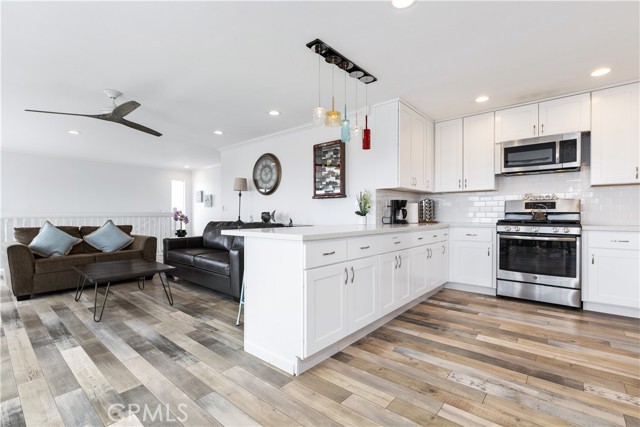 Light and bright kitchen.