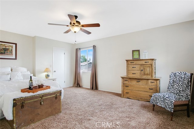 Huge Master's Bedroom with Walk-In Closet.