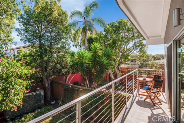 Private balcony off of master bedroom