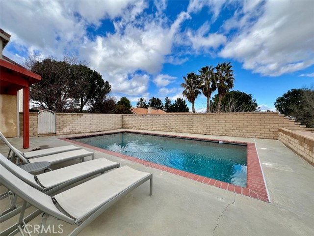 The perfect pool and sundeck!