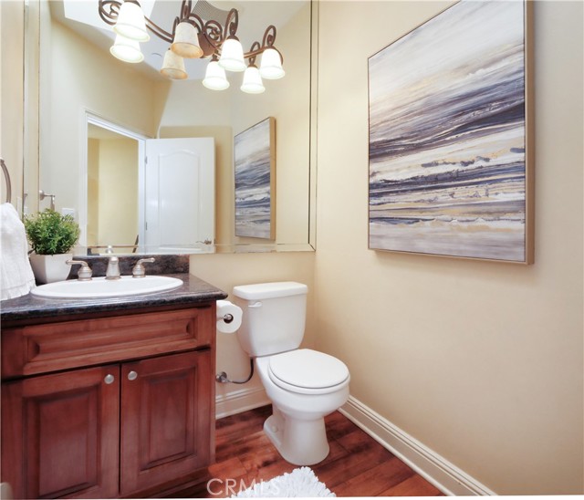 Great powder room.