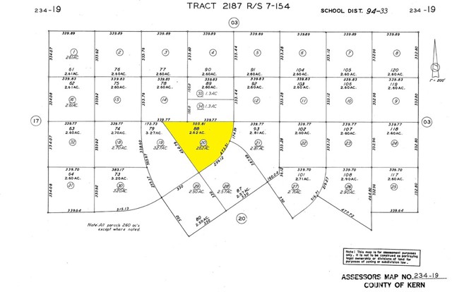 0 Denise Avenue, California City, California 93524, ,Land,For Sale,0 Denise Avenue,CRSR22188925