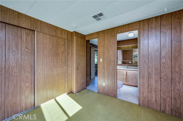 Primary bedroom has an attached bathroom
