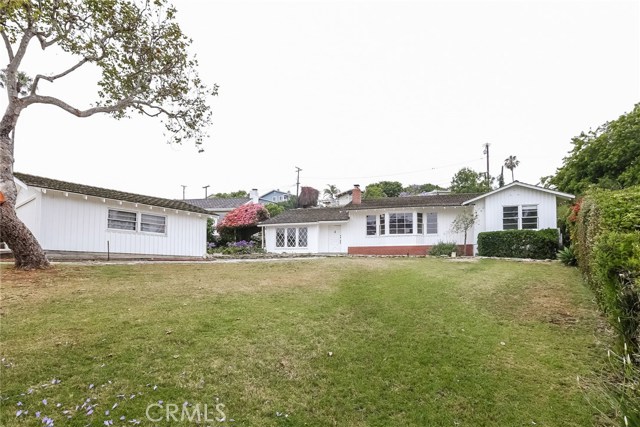 Detached two car garage with huge concrete driveway