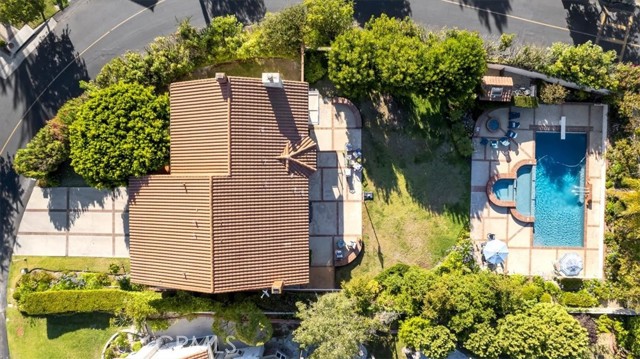 Aerial View of huge corner lot