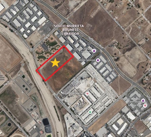 Located in Murrieta City, Riverside, this development opportunity is a total of 10.43 acres (454,331 SF). The property currently is commercial Area zoned for “General Industry"  use.  It is approximately a half of mile from the I-15, and 2.5 miles from the I-215, which makes it an easy commute to surrounding cities such as: Temecula, Lake Elsinore, Canyon Lake, Corona, and Menifee.

Seller is willing to entertain all reasonable offers.