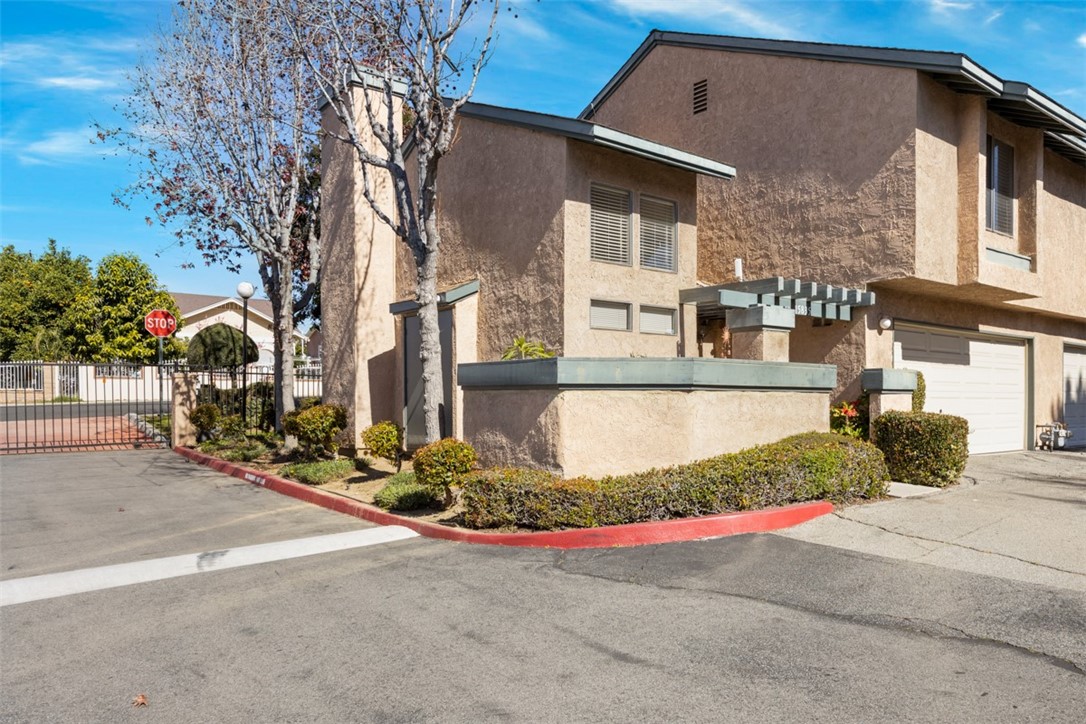 Gated entrance next to unit.