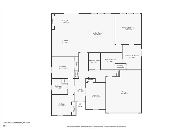Detail Gallery Image 42 of 58 For 212 Artina Ct, Tehachapi,  CA 93561 - 4 Beds | 2 Baths