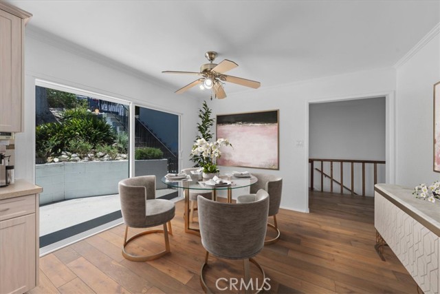 Dining area in kitchen - virtually  staged