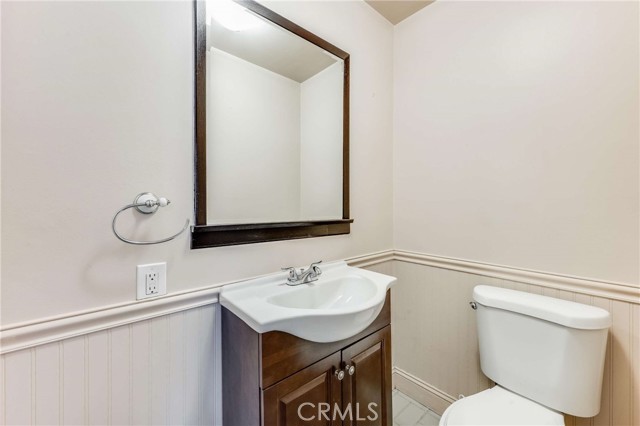 Half bath off of Family Room