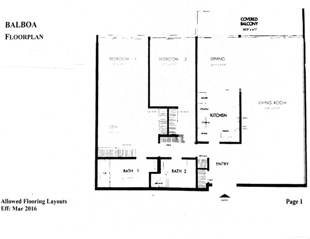 Balboa Floor Plan