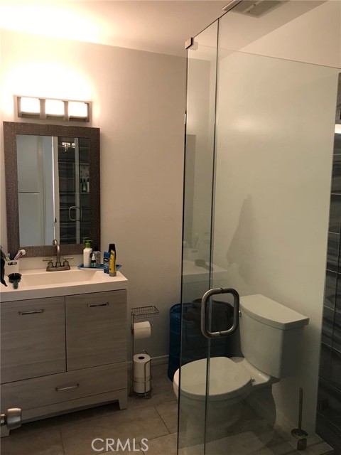 Remodeled hall bathroom