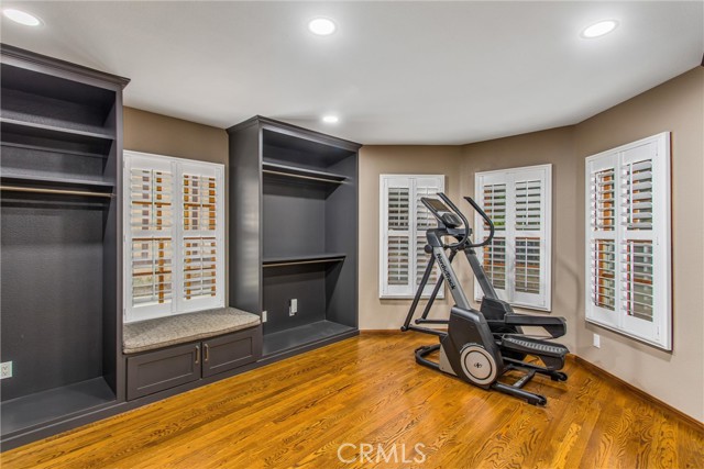 Massive Closet and work out area or can be a bedroom