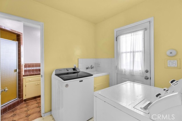 Separate laundry room