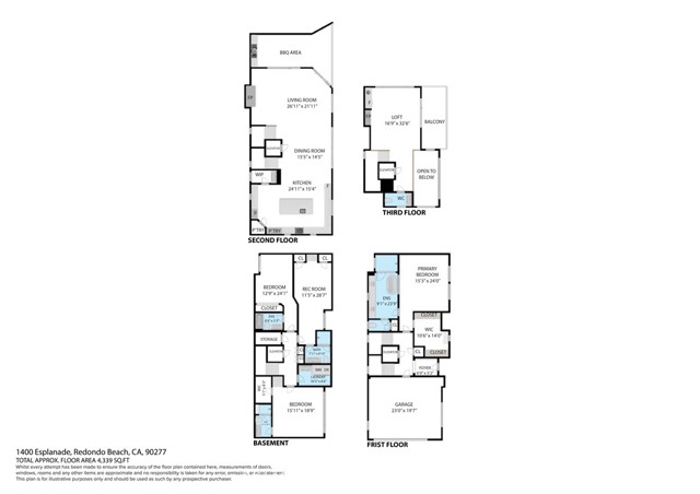 1400 Esplanade, Redondo Beach, California 90277, 4 Bedrooms Bedrooms, 0 ,4 BathroomsBathrooms,Residential,For Sale,Esplanade,0,SB26127556