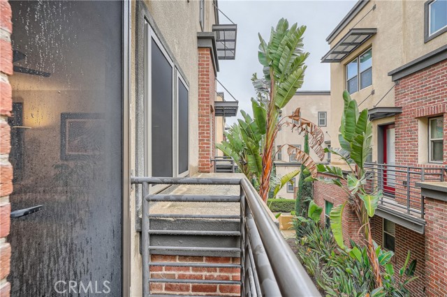 Second Floor Balcony with Metal Security Screens