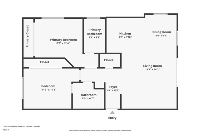 Detail Gallery Image 15 of 31 For 2592 Avenida Del Vista #H101,  Corona,  CA 92882 - 2 Beds | 2 Baths