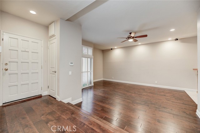 Foyer, and to the right is the living room