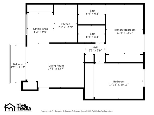 Floor plan with dimensions