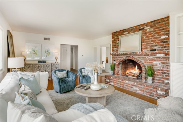 Living Room with Fireplace