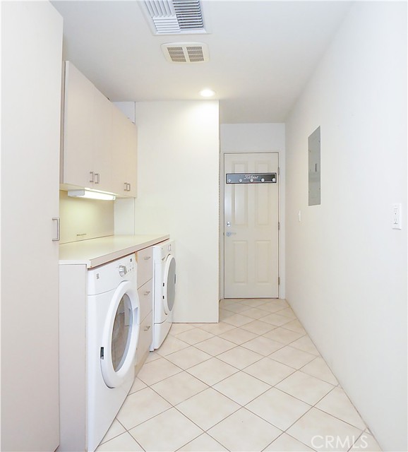 Laundry Room Leads to Garage