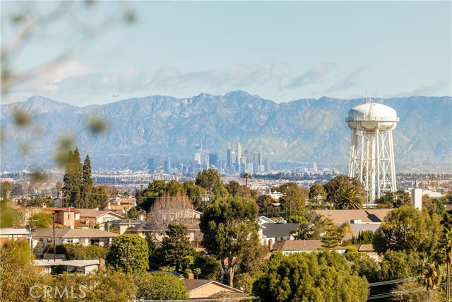 View of Downtown and mountains