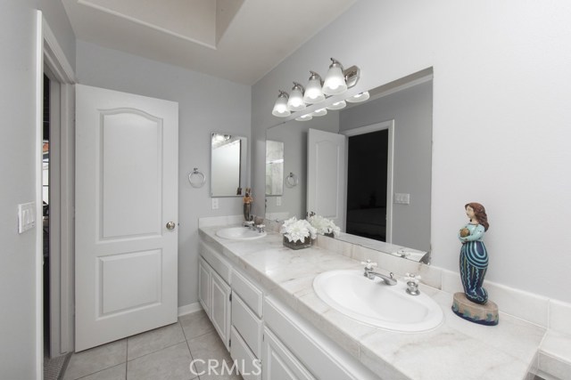 Master bath with skylight