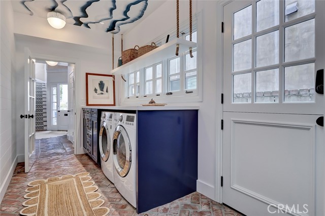 Laundry Room lookg through door to foyer