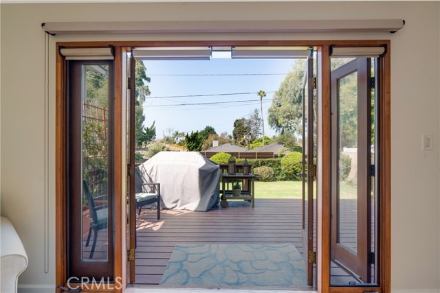 Redwood Deck off of Family Room