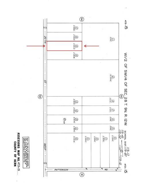 Detail Gallery Image 2 of 3 For 0 20th Street W, Rosamond,  CA 93560 - – Beds | – Baths