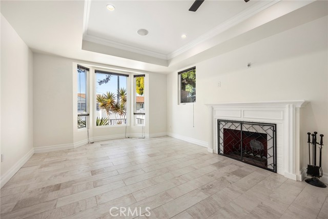 Family room with Cozy Fireplace